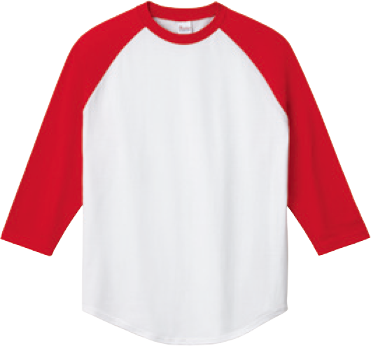 5.6オンス ラグランベースボールTシャツ